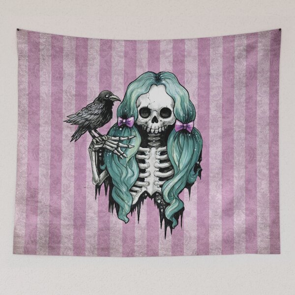 Item preview, Nevermore Skully Fiend designed and sold by DianaLevinArt.