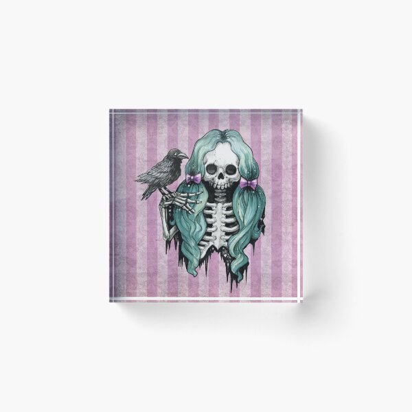 Item preview, Nevermore Skully Fiend designed and sold by DianaLevinArt.