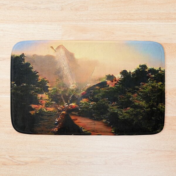 Item preview, Solarpunk Abstract Warm Sunset designed and sold by BioDigital-Jazz.