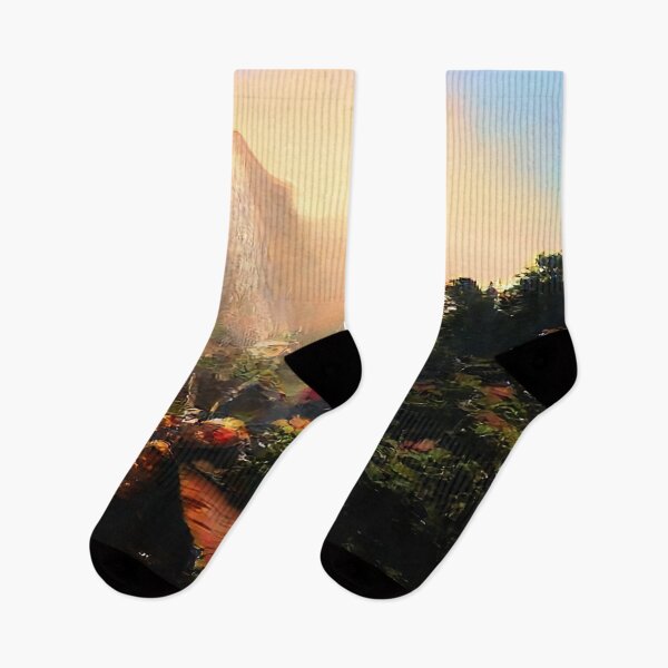 Item preview, Solarpunk Abstract Warm Sunset designed and sold by BioDigital-Jazz.
