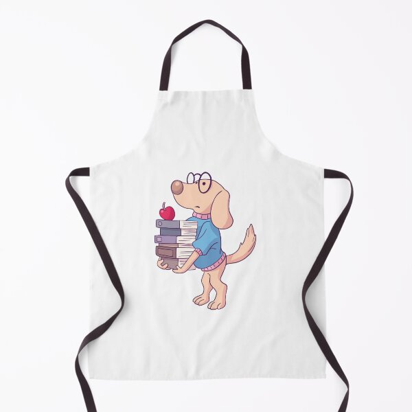 Item preview, Dog with textbooks designed and sold by line-on-line.