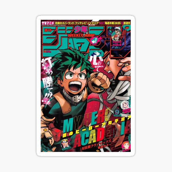 Shonen Jump Deku Sticker By Adarshajith Redbubble 