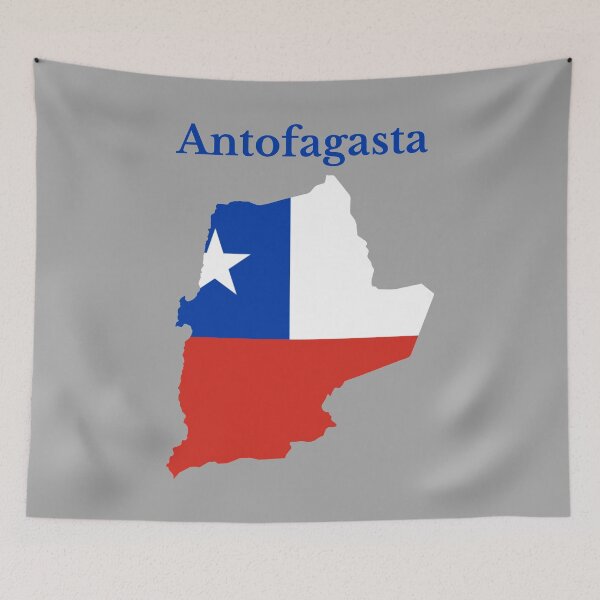 Item preview, Antofagasta Region Map, Chile. designed and sold by marosharaf.