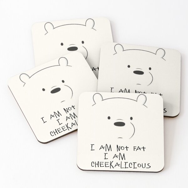 Item preview, "i am not fat i am cheekalicious" designed and sold by tudoo.