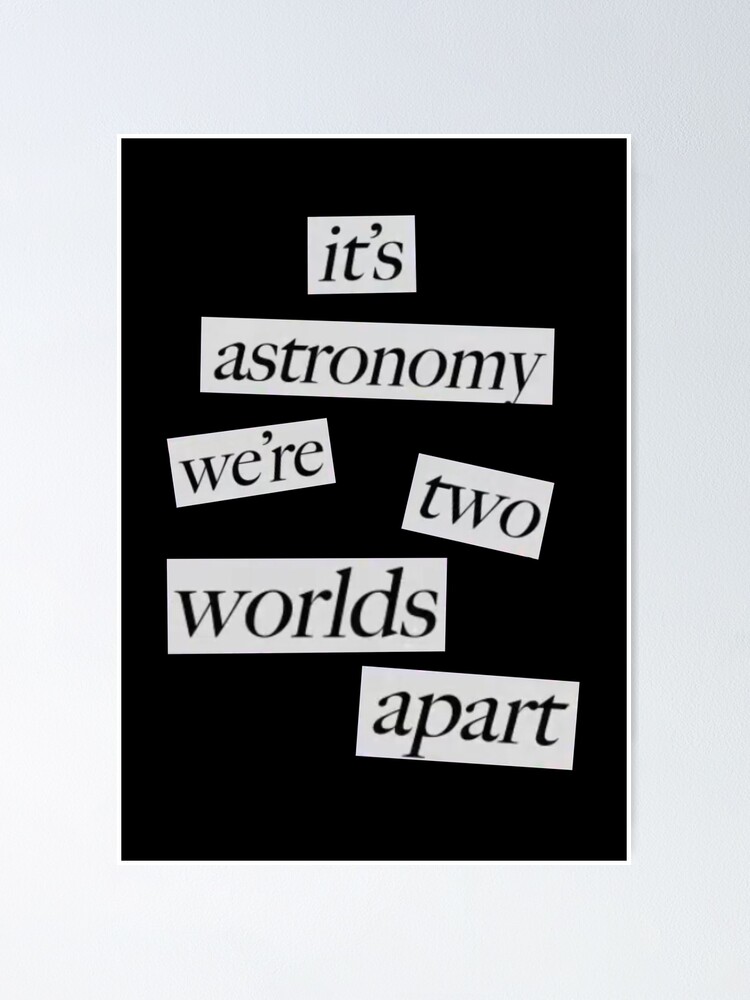 Astronomy conan gray lyrics