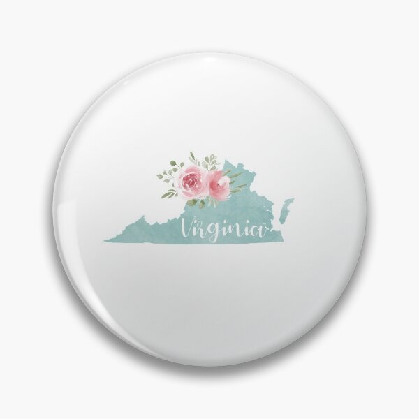 Artikelvorschau, Virginia VA State Map Aquarell entworfen und verkauft von owliedesign.