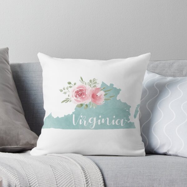 Item preview, Acuarela de mapa del estado de Virginia VA designed and sold by owliedesign.