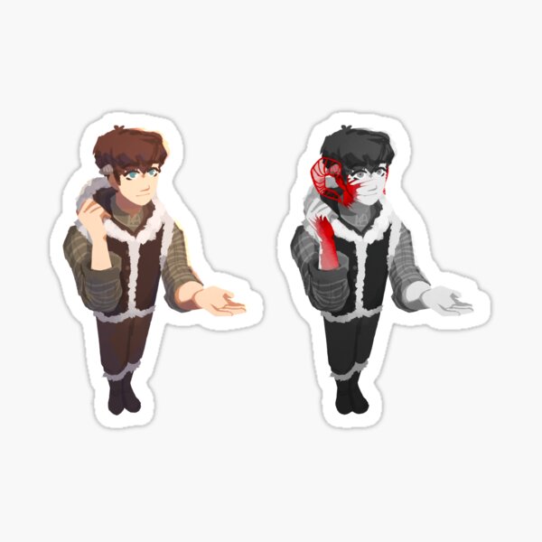Il neige || Paire d'autocollants Tubbo Sticker