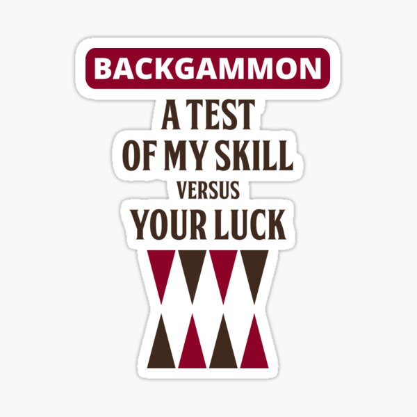Item preview, Backgammon Player Board Game Funny Sayings Gift designed and sold by CuteDesigns1.