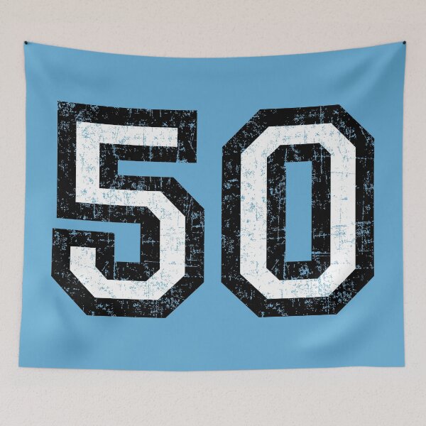 Item preview, Number 50 (vintage black and white) 50th birthday designed and sold by theshirtshops.
