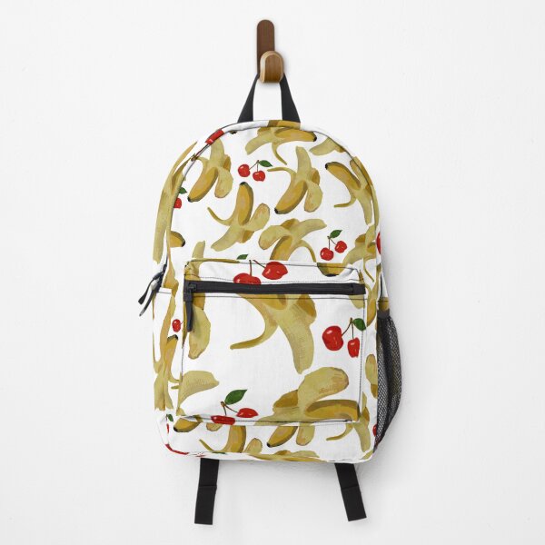 Item preview, Banana cherry on white designed and sold by Elena Ivan - Papadopoulou.