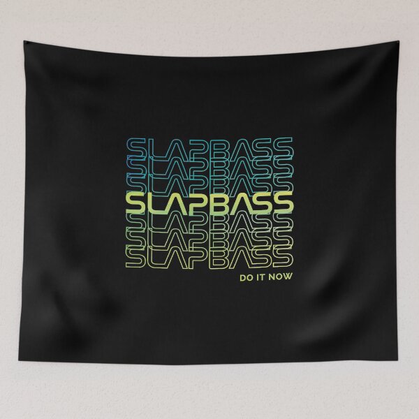 Item preview, Slap Bass Do It Now Repeated Text designed and sold by nightsworthy.