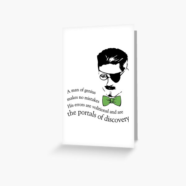 Item preview, James Joyce Ulysses man of genius designed and sold by poundeliot.