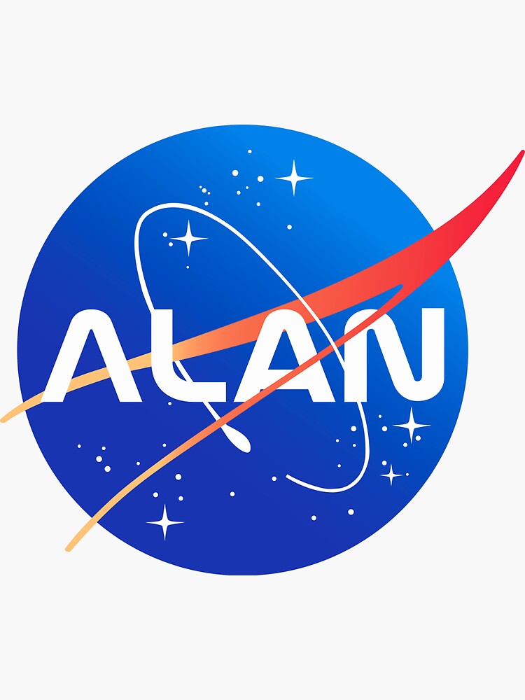 Pegatinas coleccionables con el logotipo de albóndigas y gusanos de la NASA