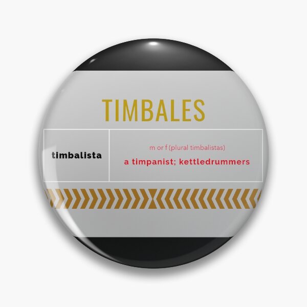 Item preview, Timbales Drums Vintage Classic Colorful - Silver designed and sold by Jimmy-Asawa.
