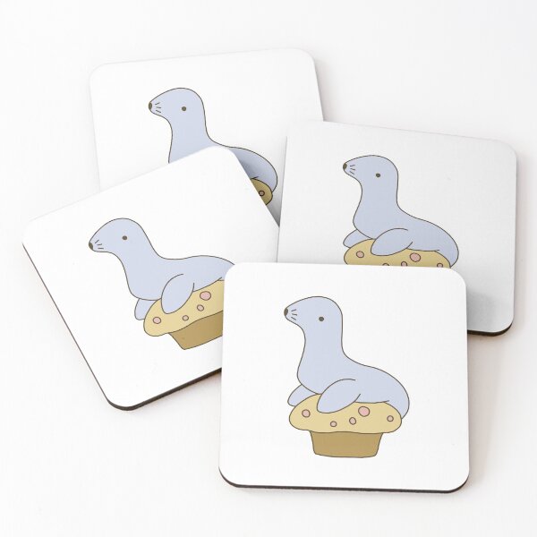 Item preview, Sea Lion on a Muffin designed and sold by line-on-line.