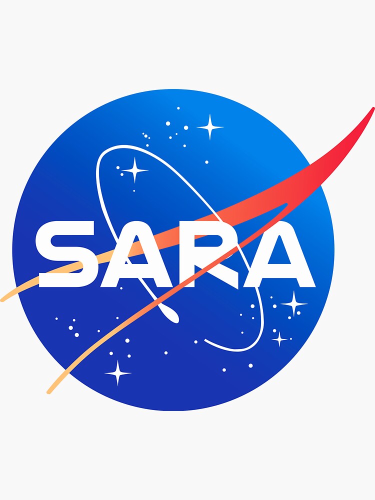 Pegatina for Sale con la obra «Nombre personalizado logotipo de la NASA -  John» de SappEContent