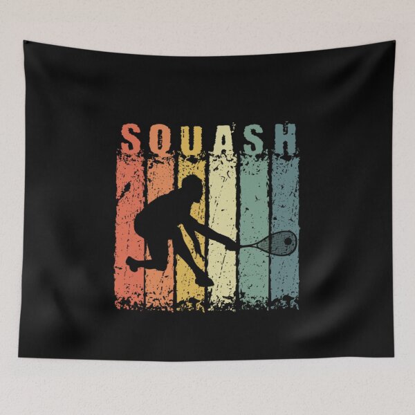 Item preview, Vintage Squash Player Racket Sports, Retro Racquetball Player designed and sold by Jose Art Studio.