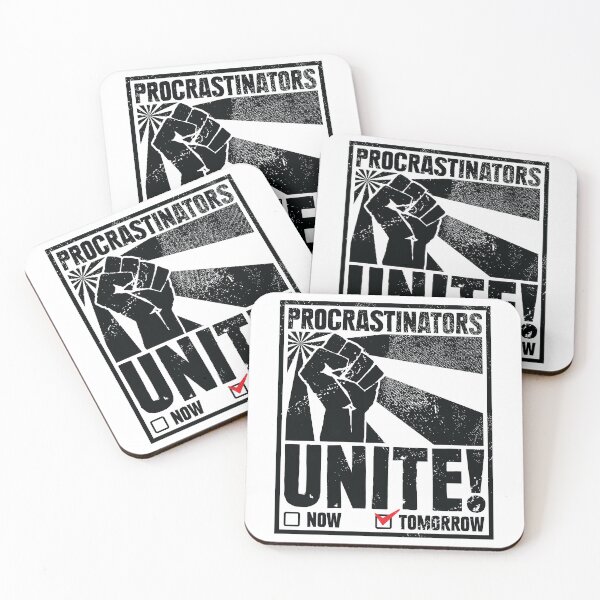 Item preview, Procrastinators unite tomorrow designed and sold by kolbasound.