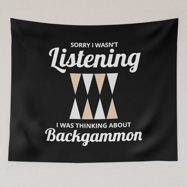 Item preview, Backgammon Player Board Game Funny Sayings Gift designed and sold by CuteDesigns1.
