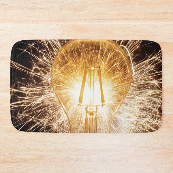 Item preview, SPARKING LIGHTBULB by Bruce Ashman Baker designed and sold by Bruce ALMIGHTY Baker.