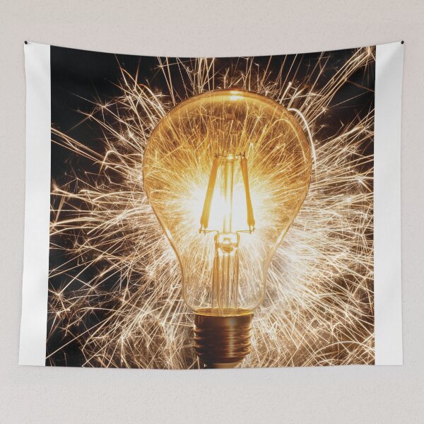 Item preview, SPARKING LIGHTBULB by Bruce Ashman Baker designed and sold by Bruce ALMIGHTY Baker.