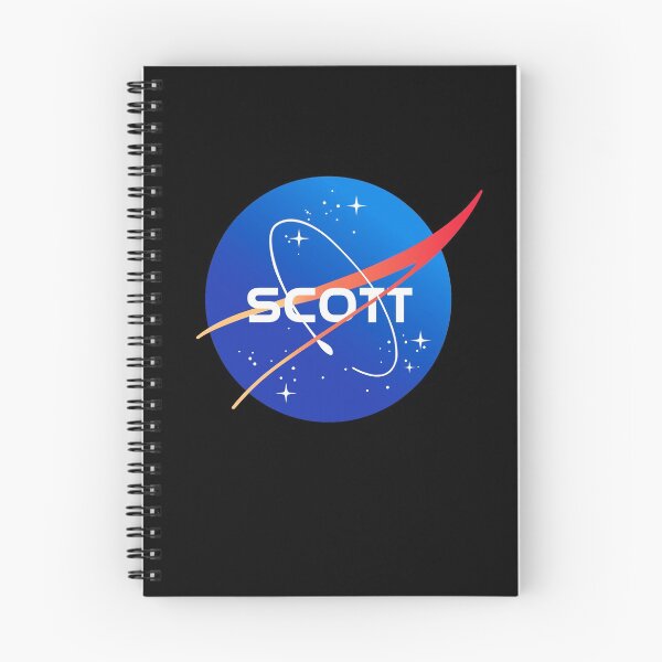 Item preview, Custom Name Nasa logo -Scott designed and sold by SappEContent.