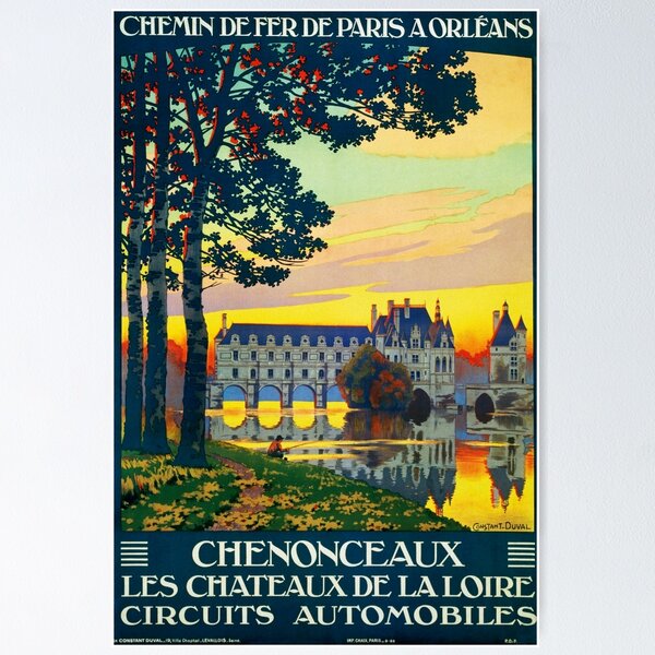 Aperçu de l'œuvre  Affiche de voyage en français créée et vendue par paulrommer.