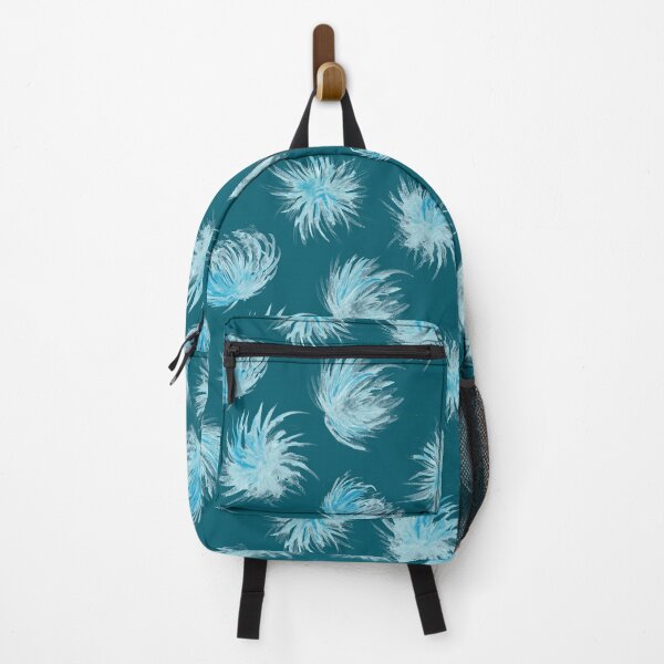 Item preview, Rain flowers on teal watercolor pattern designed and sold by SileneDidIt.