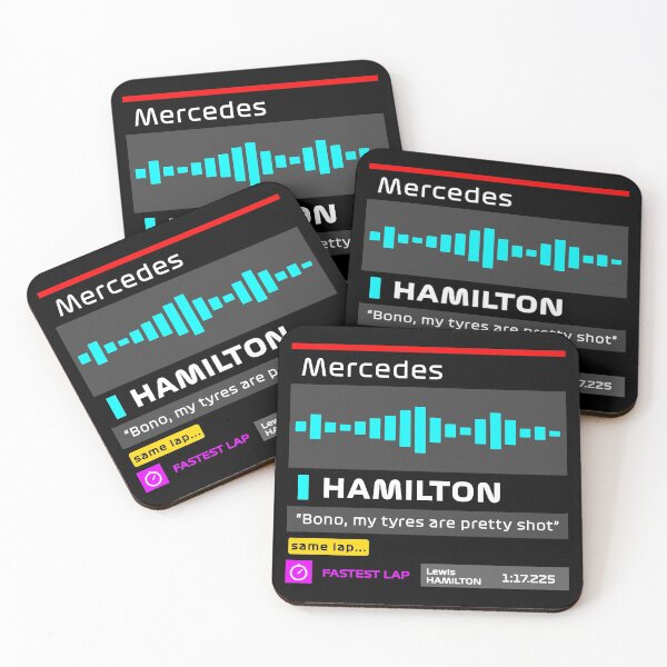 Item preview, MY TYRES ARE PRETTY SHOT + fastest lap - HAMILTON - TEAM RADIO designed and sold by andreanastasio.