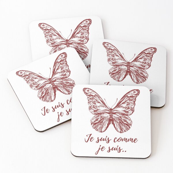Item preview,  I am what I am - popular french quotes lovers theme gifts (maroon) designed and sold by RebelliousRosee.