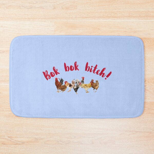 Item preview, Bok Bok Bitch -Crazy Rich Asians Chickens Design in Red Text designed and sold by katiekendall.