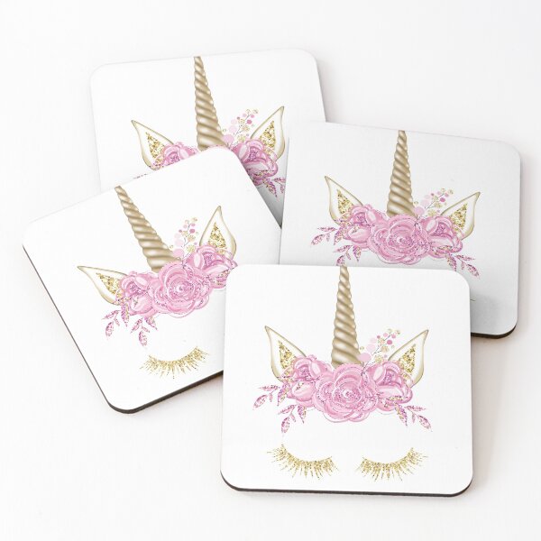 Item preview, Glitter unicorn fashion pink illustration  designed and sold by Lalanacliparts.
