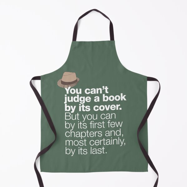 Item preview, If in doubt quote Raymond Reddington: "You can't judge a book by its cover ..." Quote with a fedora hat designed and sold by TrueType.