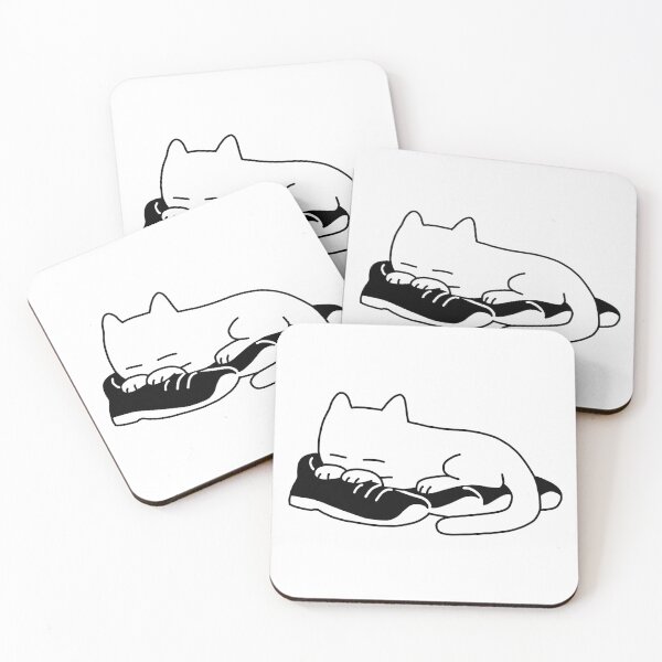 Item preview, Cat Sleeping on Shoes designed and sold by line-on-line.