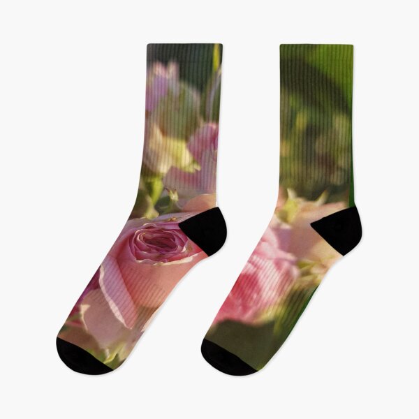 Item preview, Delicate Pink roses photography print designed and sold by orangerinka.