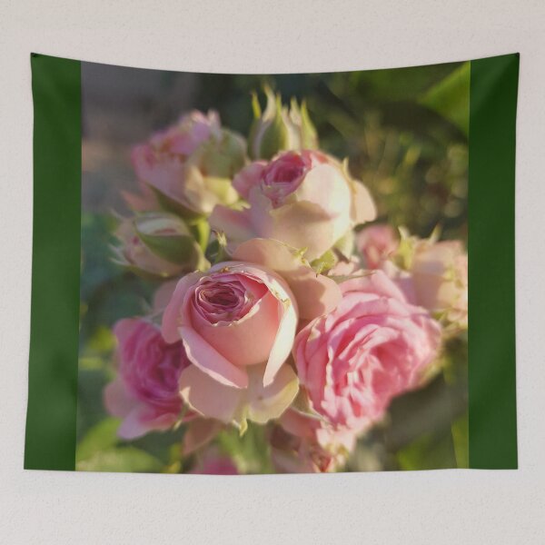 Item preview, Delicate Pink roses photography print designed and sold by orangerinka.