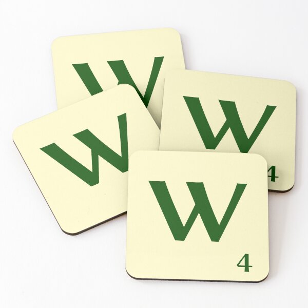 Item preview, Scrabble tile of the 4 point W designed and sold by fgrdisseny.