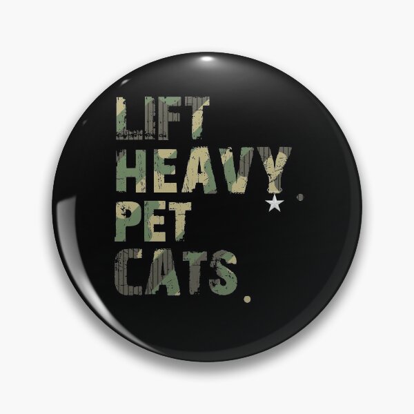 Item preview, Lift Heavy Pet Cats Gym Shirt for Weightlifters Gift American Flag shirt designed and sold by Kamnna.