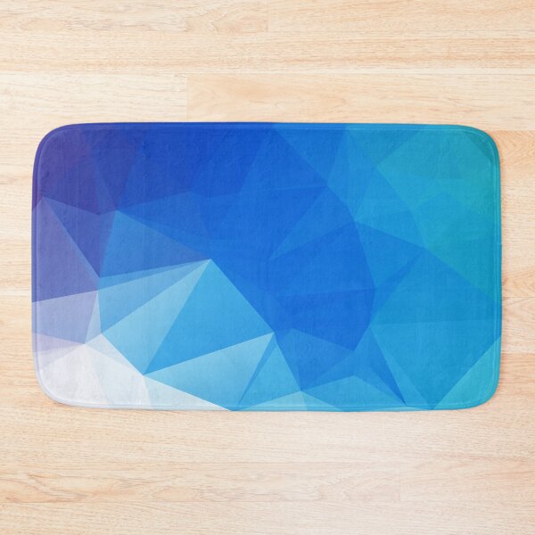 Item preview, Sea Polygonal Triangular Pattern designed and sold by cotros.