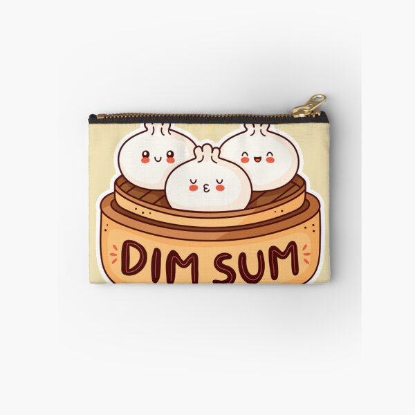 Item preview, Cute happy smiling dim sum. flat cartoon character designed and sold by ESDT.