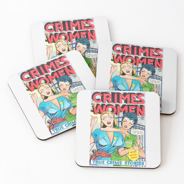 Item preview, Funny Retro Women's Empowerment "Crime" Comic Book Cover designed and sold by CoupleCrafters.