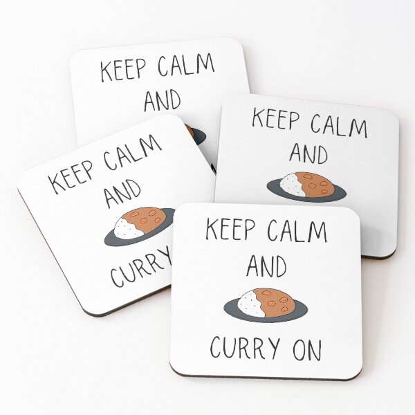 Item preview, Keep Calm and Curry ON designed and sold by designbyboba.