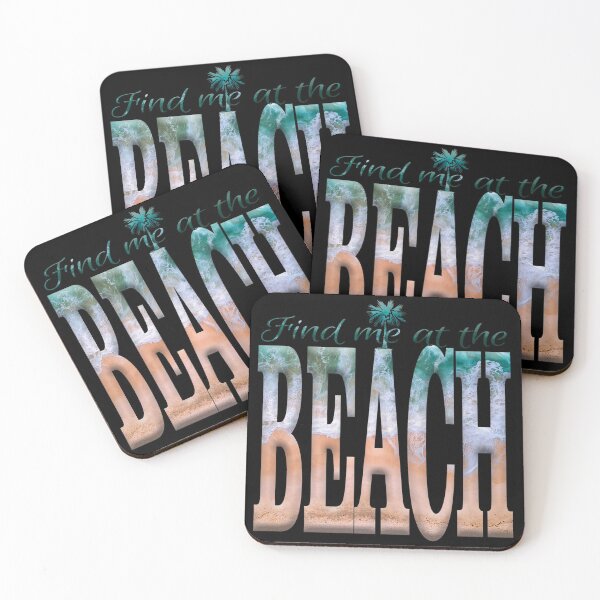Item preview, Find Me At The Beach (Dark) designed and sold by AbsurdlyEpic.