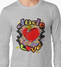 Dude Love Wrestling Long Sleeve T-Shirt