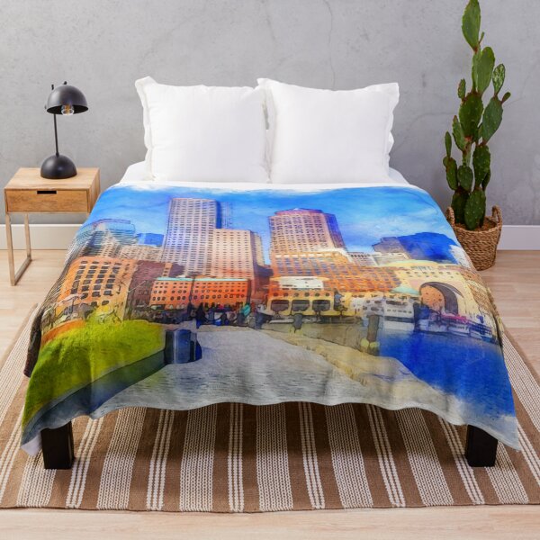 Artikelvorschau, Skyline von Boston entworfen und verkauft von AM FineArtPrints.
