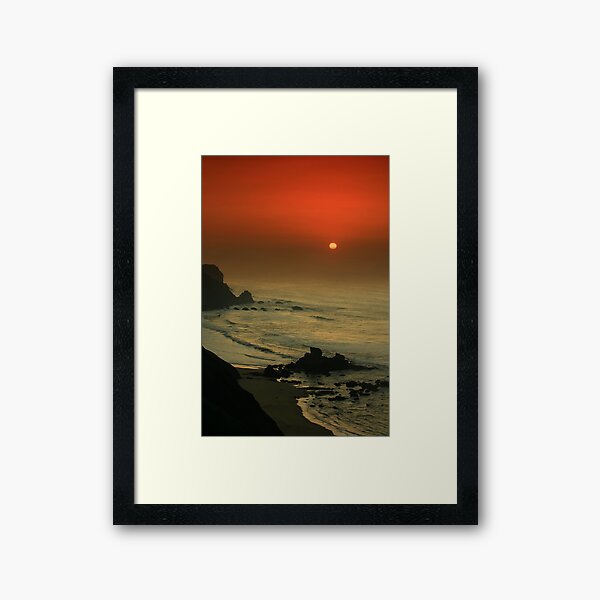 Castelejo Beach Sunset Framed Art Print