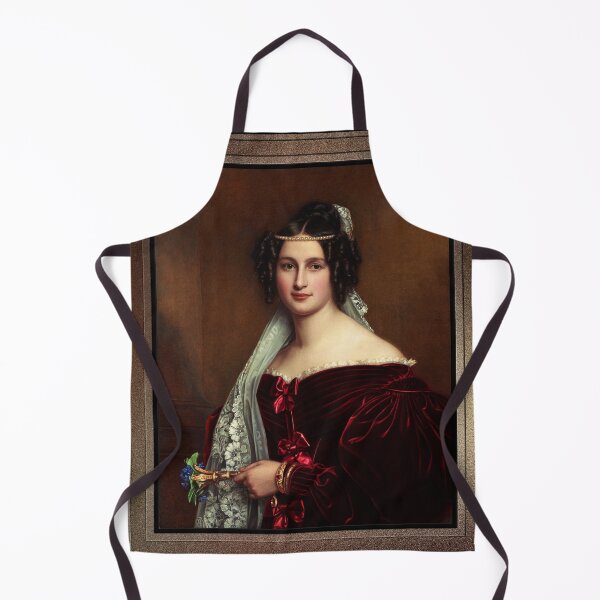 Item preview, Portrait of Crescentia Bourgin by Joseph Karl Stieler Classical Fine Art Xzendor7 Old Masters Reproductions designed and sold by Xzendor7 Digital Art Creations.