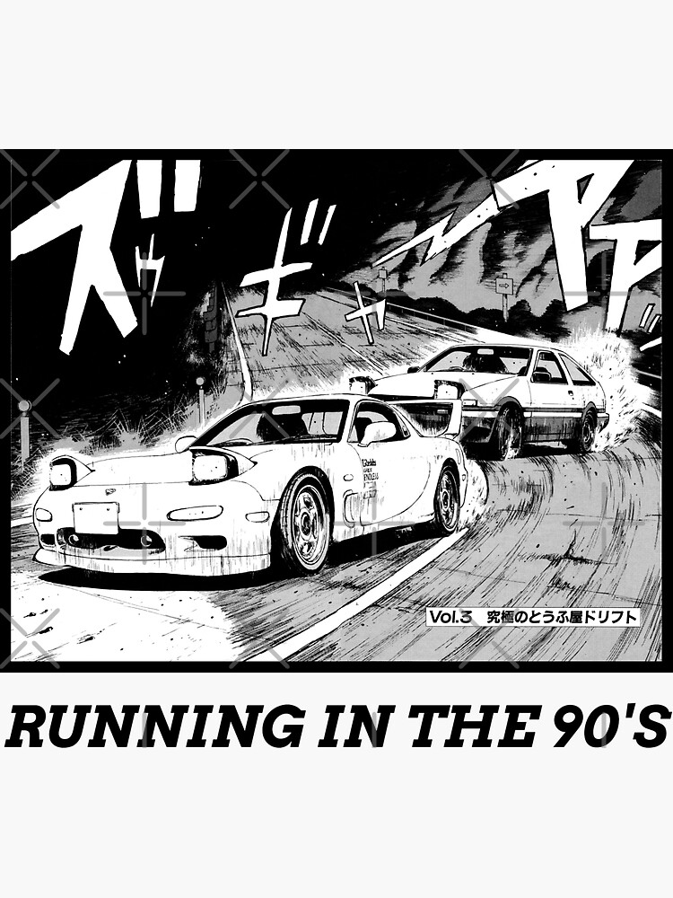 Initial D Manga Panel AE86 VS RX7 Tote Bag for Sale by GeeknGo