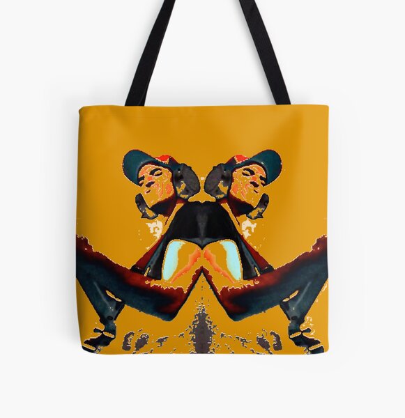 Heron Mustard Jam All Over Print Tote Bag